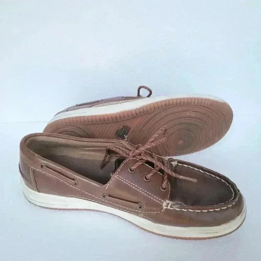 Thereabouts, LIL BROOK, Tan Dress Shoes, Boys size 6M, Memory Foam